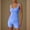 Sky Blue, variant on Mqqzkk Women Workout Rompers Seamless Romper Yoga Ribbed Tank Tops jumpsuits Sleeveless Exercise Romper