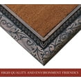 thumbnail image 3 of A1HC First Impression Rubber and Coir Albena 24" X 36" Bronze Finished Heavy Duty Monogrammed Doormat, 3 of 8