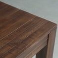 thumbnail image 5 of Grain Wood Furniture Montauk Solid Wood 63" Dining Table, Rustic Walnut Finish, 5 of 7