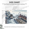 thumbnail image 3 of Chinese Style Powder Chinoiserie Toile Four Hole Decorated Banner Flag for Garden Yard Home Decoration Indoor Outdoor 3x5 Ft, 3 of 7