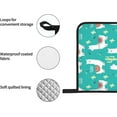 thumbnail image 6 of Alpaca Cactus Oven Mitts and Pot Holders Sets for Kitchen 4 Pcs 7"X11" Heat Resistant Baking Cooking, 6 of 6