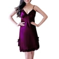 thumbnail image 1 of Gibobby Conjunto de lencería Sexy Lencería Sexy para Mujer Baby Doll Mujer Sexy Color Negro Mono Sensual y Elegante Fina Lenceria para Dama(Morado, XXG), 1 of 4