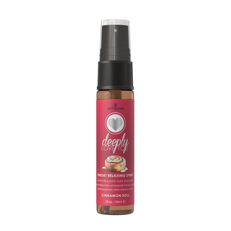 Sensuva Deeply Love You Throat Numbing Spray, Cinnamon Roll