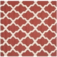 thumbnail image 3 of SAFAVIEH Cambridge Liam Geometric Wool Area Rug, Rust/Ivory, 6' x 6' Square, 3 of 8