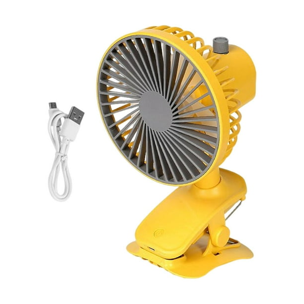 Clip on Fan Auto Oscillating Fan, Rotation Quiet 3 Speeds Rechargeable