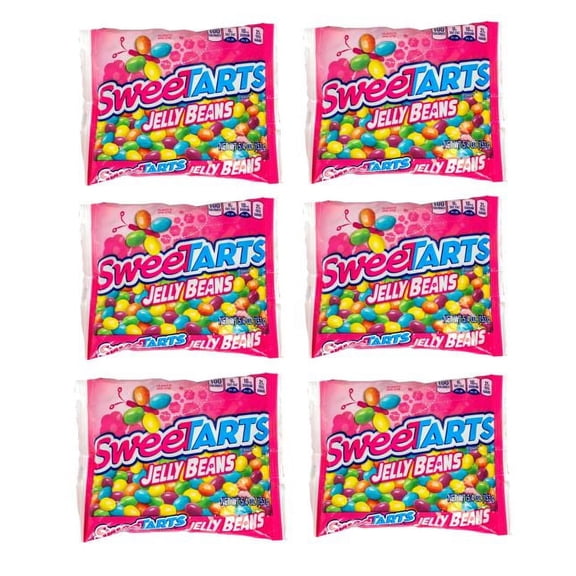 PSLLC SweeTarts Easter Jelly Beans, 5 oz. Bags (Pack of 6)
