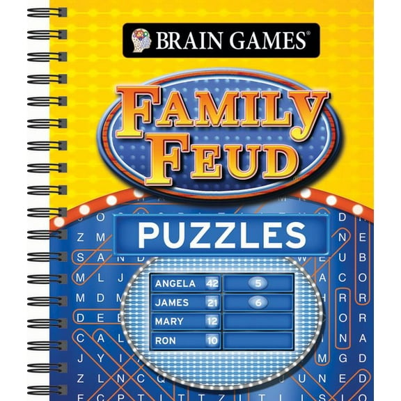 Brain Games Brain Games - Family Feud Word Search, (Spiral-Bound)