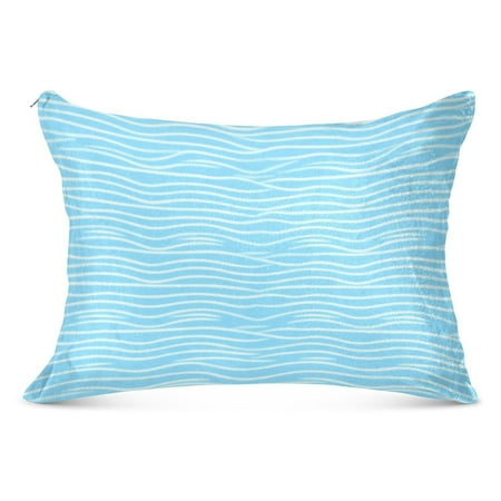 UPC 956838566761 - Light Blue Waves Pattern 20x26 Standard Plush Pillow ...