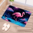 thumbnail image 5 of Flamingo Polyester Non-Slip Machine Washable Floor Mat: Outdoor Carpet Floor Mats, 5 of 6