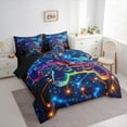thumbnail image 3 of Castle Fairy Gradient Gamer 7pcs Bedding Comforter Set,Video Game Queen Bedding Sets Super Cozy,Game Console Queen Sheet Sets,Ultra Soft Abstract Home Decor,Reversible, 3 of 8