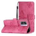 thumbnail image 1 of Compatible with OnePlus Nord N20 SE Embossed Butterfly Case with Wallet and Kickstand Cover, 1 of 5