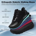 thumbnail image 6 of OrthoComfoot Women's Orthopedic Wide Toe Box Running Shoes: Comfortable Arch Support Athletic Sneakers for Walking, Work and Everyday Wear, 6 of 9