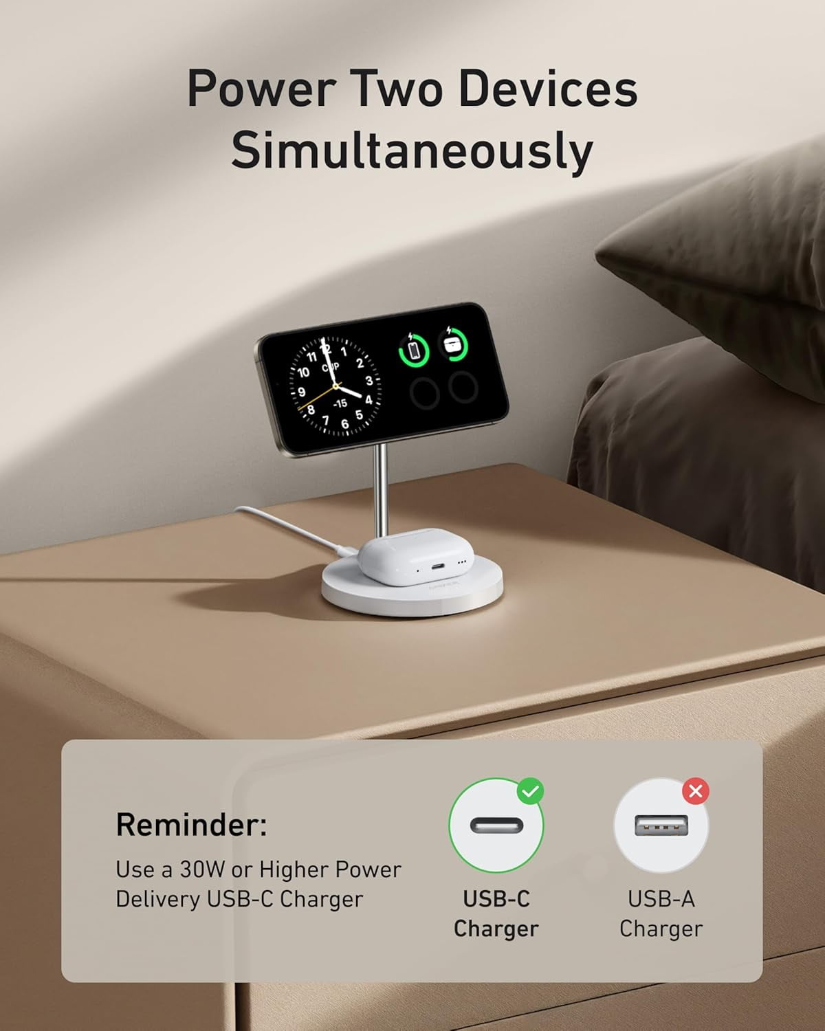 Anker MagSafe Compatible MagGo Charger Stand