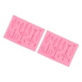 thumbnail image 1 of Fondant Silicone Mold,2PCS Fondant Silicone Mold Fondant Sugar Mould Cake Silicone Mold Time-Tested Durability, 1 of 12