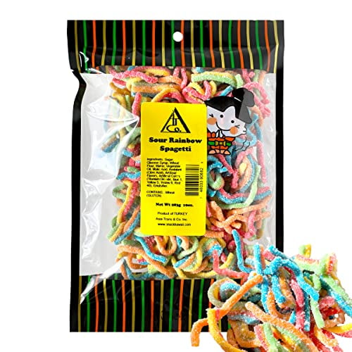 Rainbow Spagetti Noodle Gummy Candy 10 oz Sweet and Delicious Candy