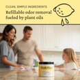 thumbnail image 5 of Lemon Odor Gel, 15 Ounce, 2 Pack - Safer Home Odor Absorber, Natural Plant-Based Deodorizer, Each 15 Ounce Lasts 30-60 Days, Suitable for Cooking, Trash, and Pets, 5 of 5