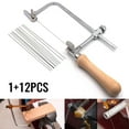 thumbnail image 1 of Bgsha 13pcs Mini Saw + Saw Blade Soft Handle For Wood-plastic Board Repair, 1 of 9