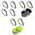 thumbnail image 6 of 4pcs Reflective Cycling Pants Straps Bike Leg Sports Night Ankle Belt Enhances Night Visibilities and Comfortable, 6 of 8