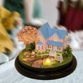 thumbnail image 4 of Dollhouse Assemble Kits DIY Miniature Box Decorative Mini with Cover Cherry Blossoms, 4 of 8