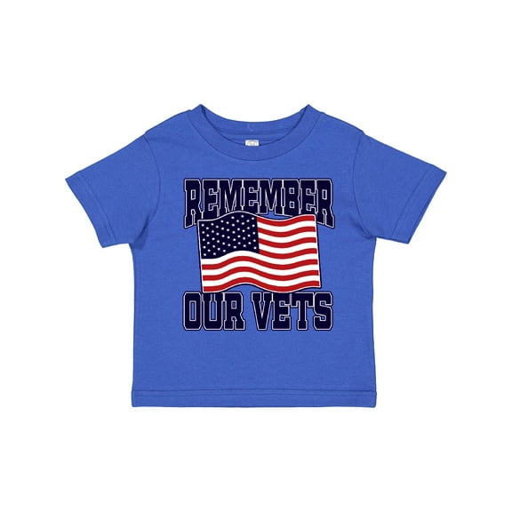 Inktastic Veteran Remember our Vets Boys or Girls Toddler T-Shirt