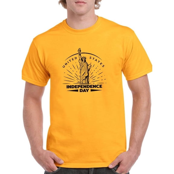 Independence Day Liberty S T-Shirt Men -Image by Shutterstock, Male Medium