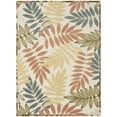 thumbnail image 4 of Nourison Aloha 7'10" x 10'6" Ivory Rose Modern Rug, 4 of 10