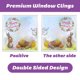thumbnail image 4 of Adhesivos para ventanas con decoraciones de Pascua, decoración, huevos de Pascua, conejito, zanahoria, flores, suministros para fiestas, regalos, 4 of 7