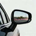 thumbnail image 4 of Drive Stickers 11 X 2 Cm I You Drive Heart Sticker Rear View Sticker Sticker for Rear View, 4 of 8