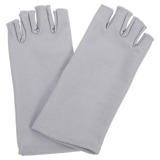 1 par de guantes de protección UV Guantes sin dedos Guantes de bloqueo de sol al aire libre Guantes de ciclismo