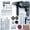 Enhanced Power Drill × 1 for perforating and slicing, variant on Corded Hammer Drill with Auxiliary Handle, Multi-Material Drilling Power Tool for Carpenters & DIY Household Repairs