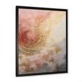 thumbnail image 5 of Designart "Vortex Spiral In Gold And Pink Desert Mirage" Abstract Spirals Picture Framed Canvas Prints, 5 of 5