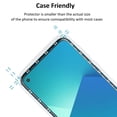 thumbnail image 5 of Vultic [2 Pack] Screen Protector for Motorola Moto G Fast 2020 [Case Friendly], Tempered Glass Film Cover, 5 of 5
