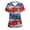 Multicolor, variant on Fznquz Tops for Women Trendy 4th of July Summer Casual Scrub Tops Pockets 2025 Graphic Patriotic Shirt