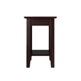 thumbnail image 3 of AFI Nantucket 14" Solid Wood End Table with Built-In Charger in Espresso, 3 of 7