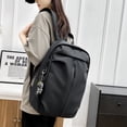 thumbnail image 4 of Conjunto de mochila Bolsa Sólida Mochila Conjunto Oxford Estudiante Mochila Con Bolso Y Bolígrafo Negro 3 Piezas, 4 of 6
