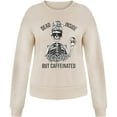 thumbnail image 3 of Chandails en Molleton d'Halloween pour Femmes Imprimé Squelette de Citrouille Surdimensionné Automne Chaud Doux Manches Longues Col Rond Pull Tops, 3 of 7