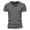 Dark Gray, variant on Men’s Short Sleeve V Neck T-Shirt Solid Color Cotton Casual Fashion Top