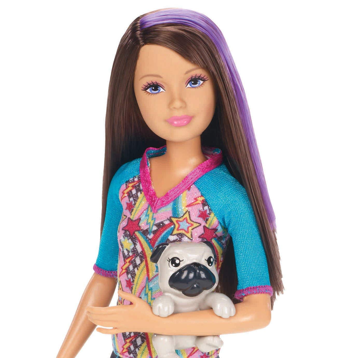Barbie Sisters Skipper Doll \u0026 Pet Pug 
