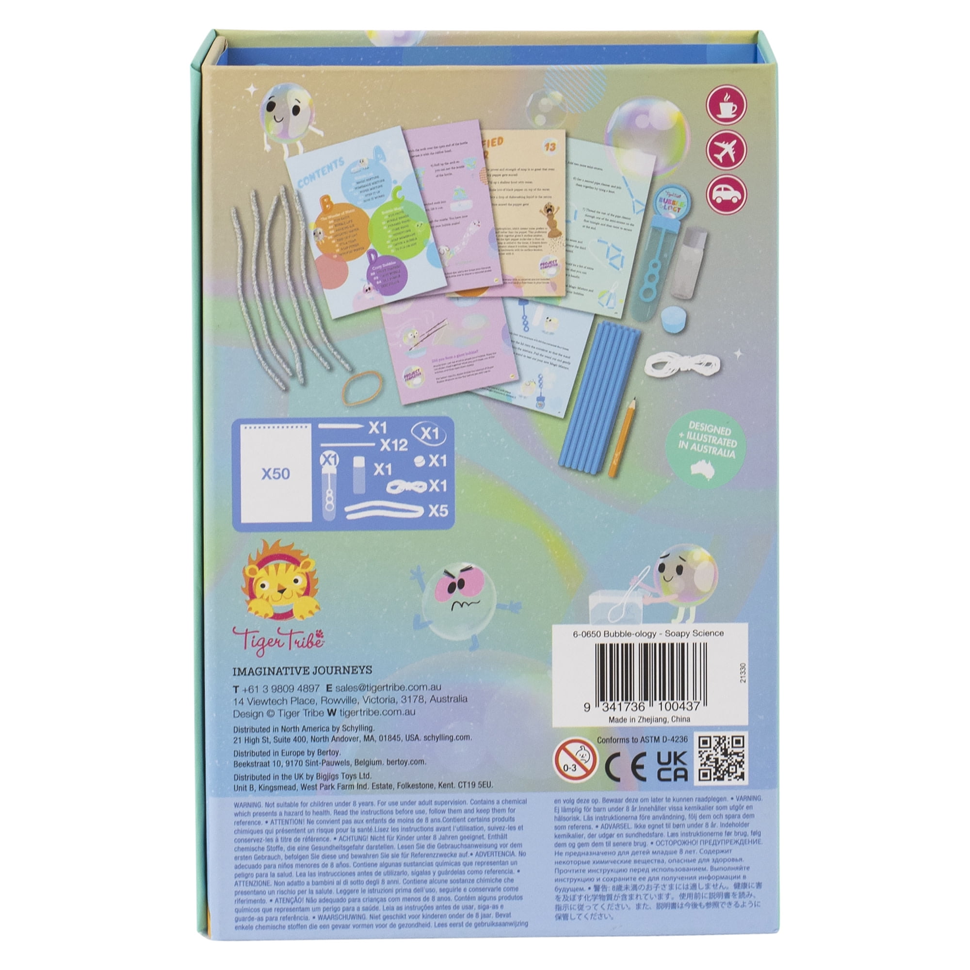 Tiger Tribe Bubble Science Kit - Interactive STEM Activity for Kids - Fun Bubble Making Experiments for Ages 8-12