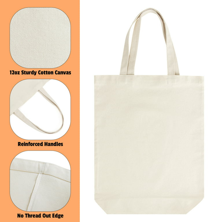 Buy Set of 10 Tote Bag Canvas Bag Canvas Tote Bag Of Cotton Fabric