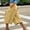 #Yellow, variant on DPTALR Women's Summer Solid Casual High-Waisted H-Line Cargo Capris Regular Pockets,Stitching Detail,Green,Size L