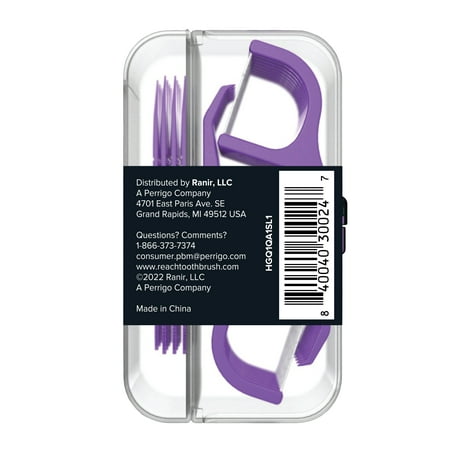 Reach Flossers and Floss Picks Travel Pack, 12 Mint Flossers, 10 Floss Picks