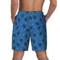 thumbnail image 4 of Uemuo Tennis Rackets 1 Pattern Mens Swim Trunks Quick Dry Board Shorts with Mesh Lining, Stretch Beach Shorts Quick Dry No-Chafing Board Shorts-XX-Large, 4 of 9
