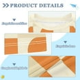 thumbnail image 2 of FORMRS Boys Rash Guard Short Sleeves Swim Shirt Quick Dry UPF 50+ Sun Protection, Sizes 3-12T, Orange Checkered Pattern, 2 of 6
