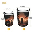 thumbnail image 5 of Laundry Basket Organizer Collapsible -Girl Sunset House Dirty Clothes Hamper for Bathroom Kids Girls Boys Laundry Hamper Small, 5 of 8