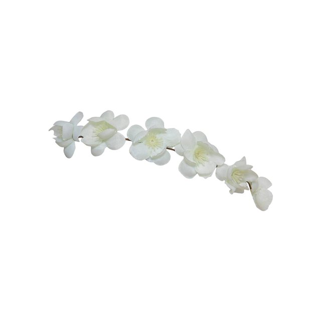 Couronne de Cheveux de Fleurs pour Femmes - Blanc