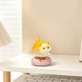 thumbnail image 5 of CoreLiving Collectible Cat Figurines, Cute Desk Trinkets for Home and Office Decor, Whimsical Ceramic Statue for Bookshelf and Tabletop, Unique Cat Gifts, 5 of 7