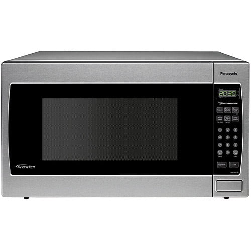 Panasonic 1.2 cu ft Inverter Microwave, Stainless Steel, Refurbished
