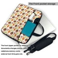 thumbnail image 2 of Lsque Holiday Thanksgiving Turkey Pattern Laptop Bag – Portable & Slim Single-Shoulder Computer Case with Adjustable Strap, Protective, Lightweight for 13”/14”/15.6” Laptops, 2 of 8