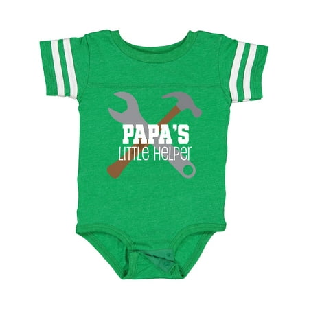 

Inktastic Papa Little Helper Gift Baby Boy Bodysuit